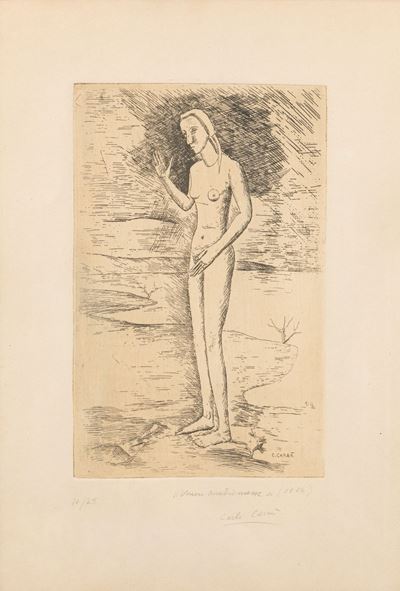 Nascita di Venere, acquaforte su rame, es. 10/25