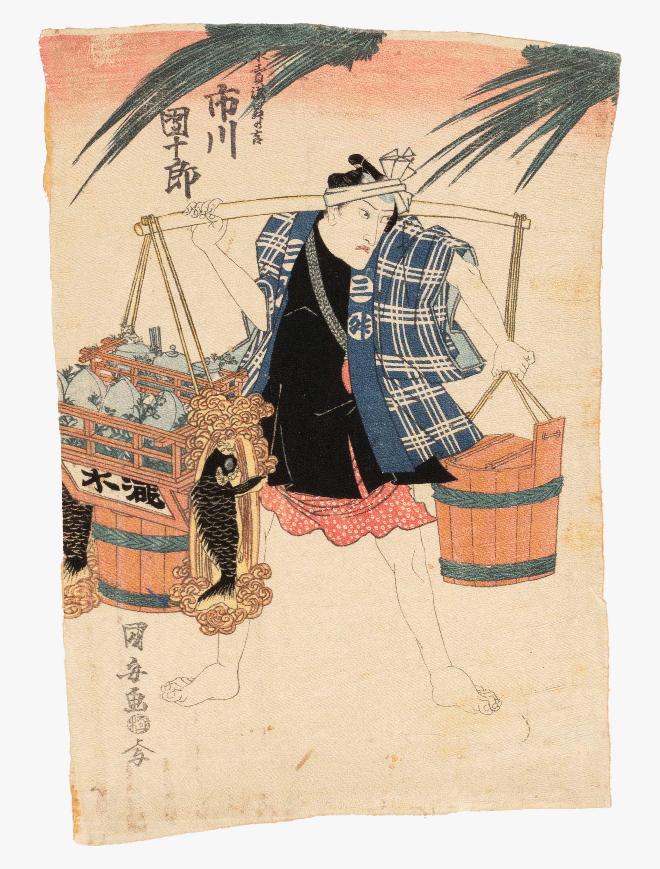Lotto Composto da Quattro Xilografie, Giappone, Periodo Edo-meiji
