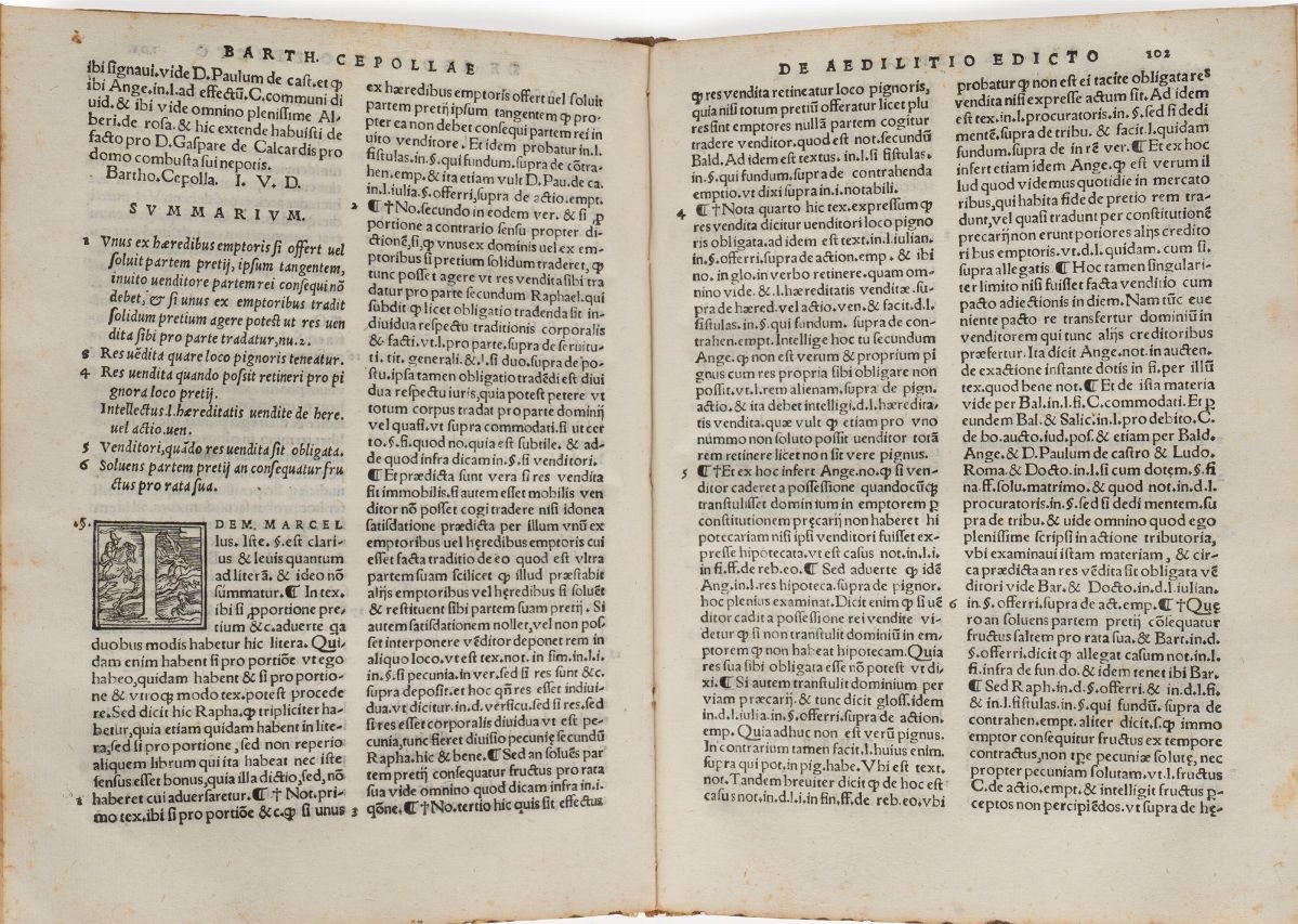 Bartolomeo Cipolla - Commentaria in Tit.ff.de Aedilitio Edicto Nunc Primum in Lucem Editacommenta...