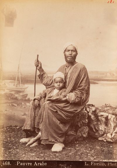 Pauvre Arabe, stampa all'albumina