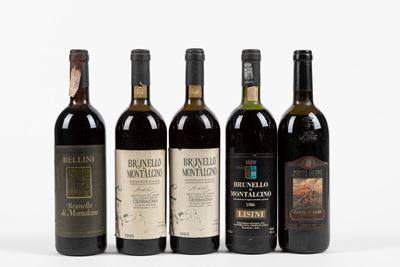 Selezione di Brunello di Montalcino, include 5 bottiglie