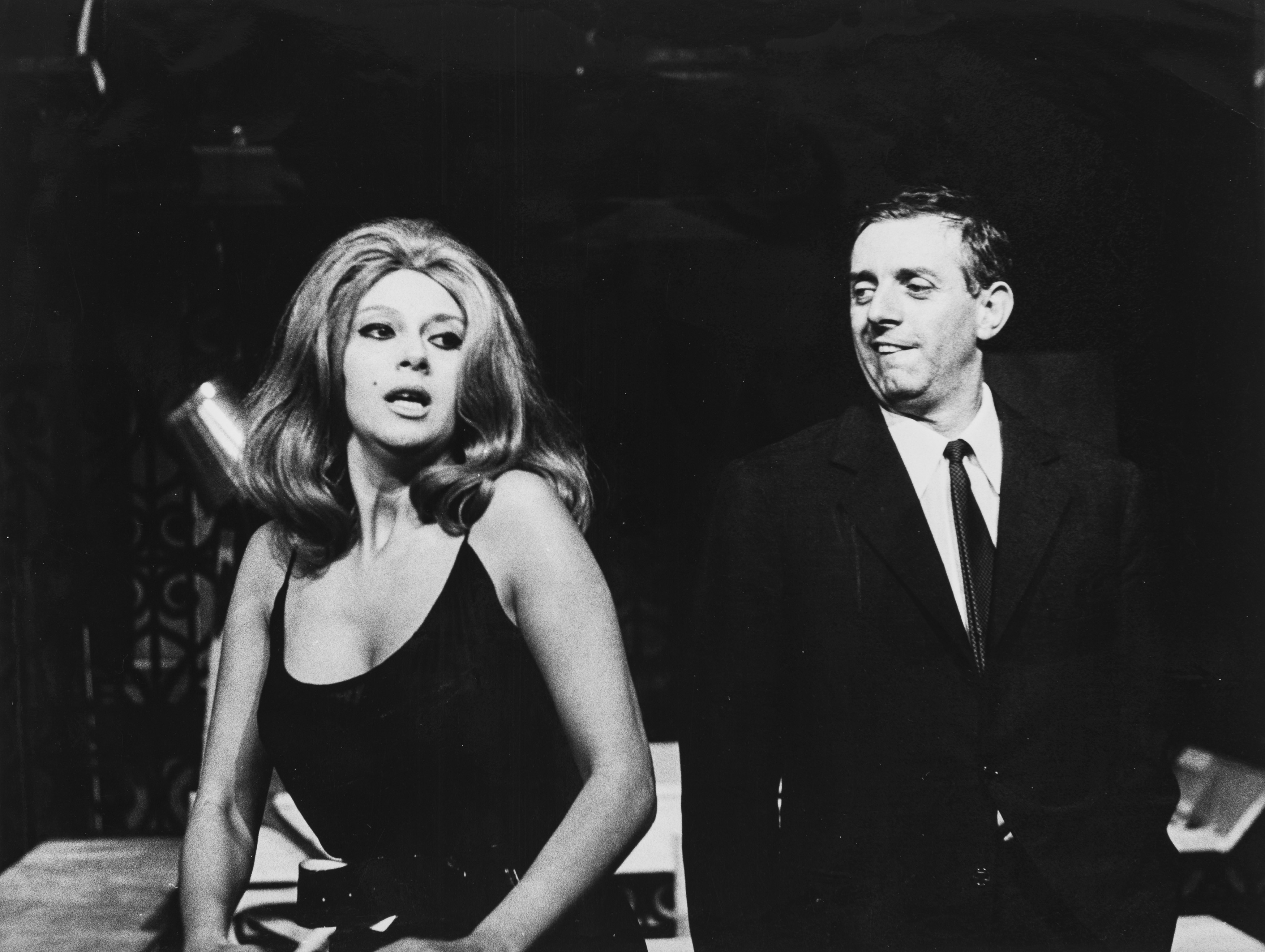 Anonimo - Dario Fo e Franca Rame, Due stampe vintage alla gelatina ai sali d'argento