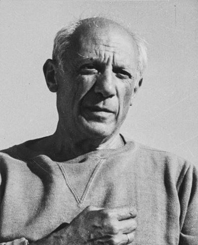 Picasso, 'La vie commence Demain', Stampa vintage alla gelatina ai sali d'argento, 1950