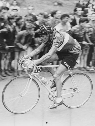 Fausto Coppi, 38° Tour de France - Stampa vintage alla gelatina ai sali d'argento