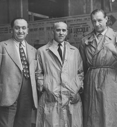 Tazio Nuvolari e Renzo Castagnetto, Stampa vintage alla gelatina ai sali d'argento