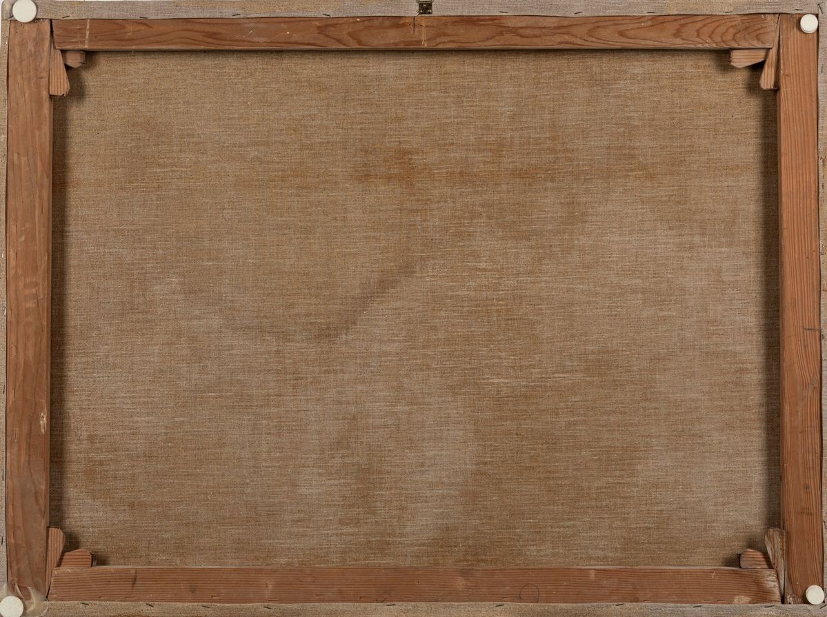 Scuola Napoletana, Secolo XVIII - Autore sconosciuto, L'educazione della Vergine, olio su tela