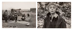 Anthony Quinn, Giulietta Masina e Richard Basehart in "La Strada" diretto da Federico Fellini
