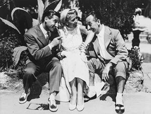 Ranato Rascel, Isa Barsizza e Totò in "Figaro qua, Figaro là" diretto da Carlo Ludovico Bragaglia