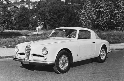 Alfa Romeo 1900 Coupé, Stampa vintage alla gelatina ai sali d'argento