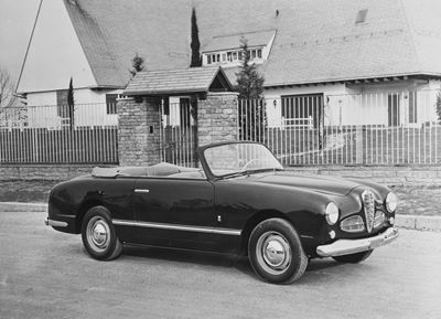 Alfa Romeo 1900, stampa vintage alla gelatina ai sali d'argento, anni 1960