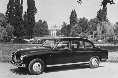 Alfa Romeo 1900, Carrozzeria Colli, 6/7 posti, stampa vintage alla gelatina ai sali d'argento