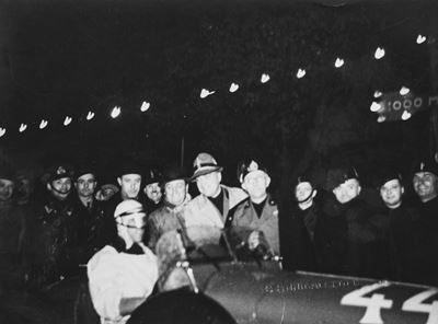 Tazio Nuvolari, Mille Miglia - Stampa vintage alla gelatina ai sali d'argento