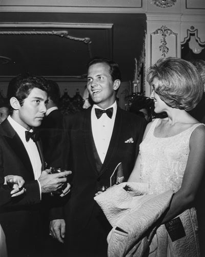 Pat Boone e Paul Anka, Stampa vintage alla gelatina ai sali d'argento