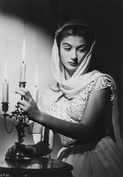 Anouk Aimée in 'Golden Salamander', stampa vintage ai sali d'argento, 1950