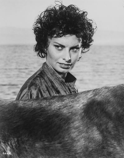 Sophia Loren in 'Timbuctù (Legend of the Lost)', stampa vintage alla gelatina ai sali d'argento