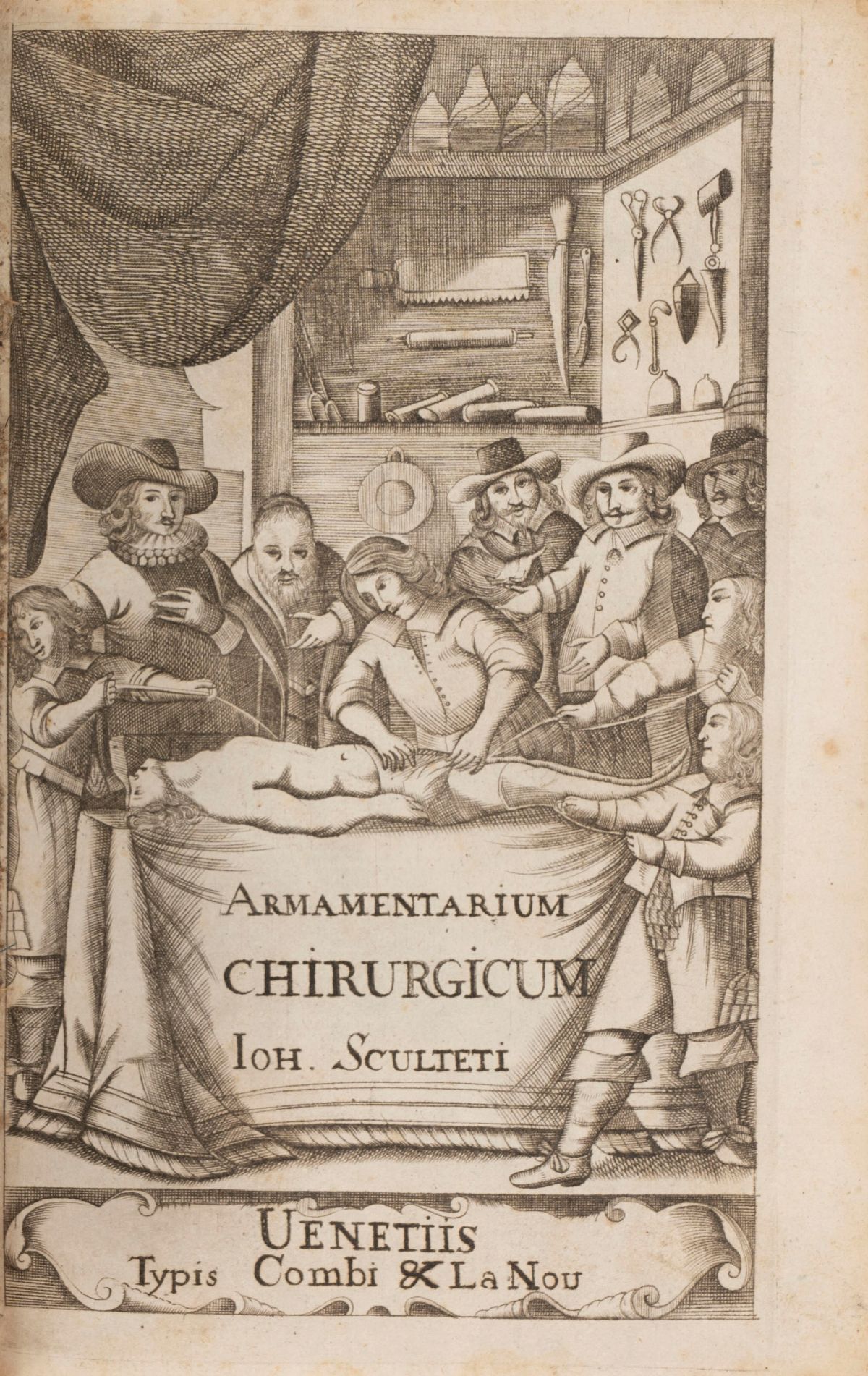 Johannes Scultetus Armamentarium Chirurgicum 1665 Libri, Autografi