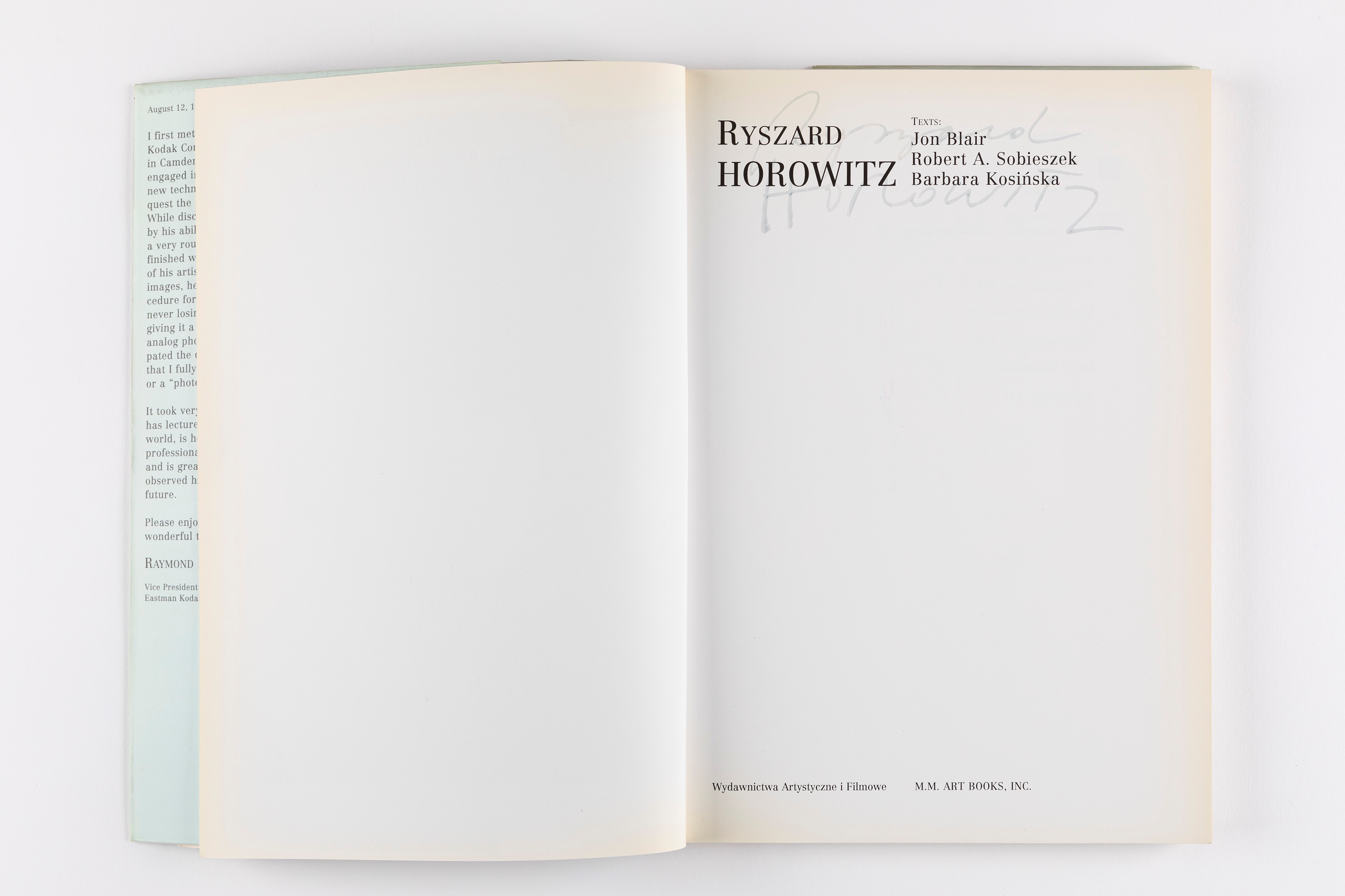 Ryszard Horowitz - Volume edito da M.M. Art Books, INC