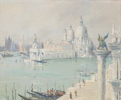 Venezia, Mattino Grigio Visto dal Palazzo Ducale