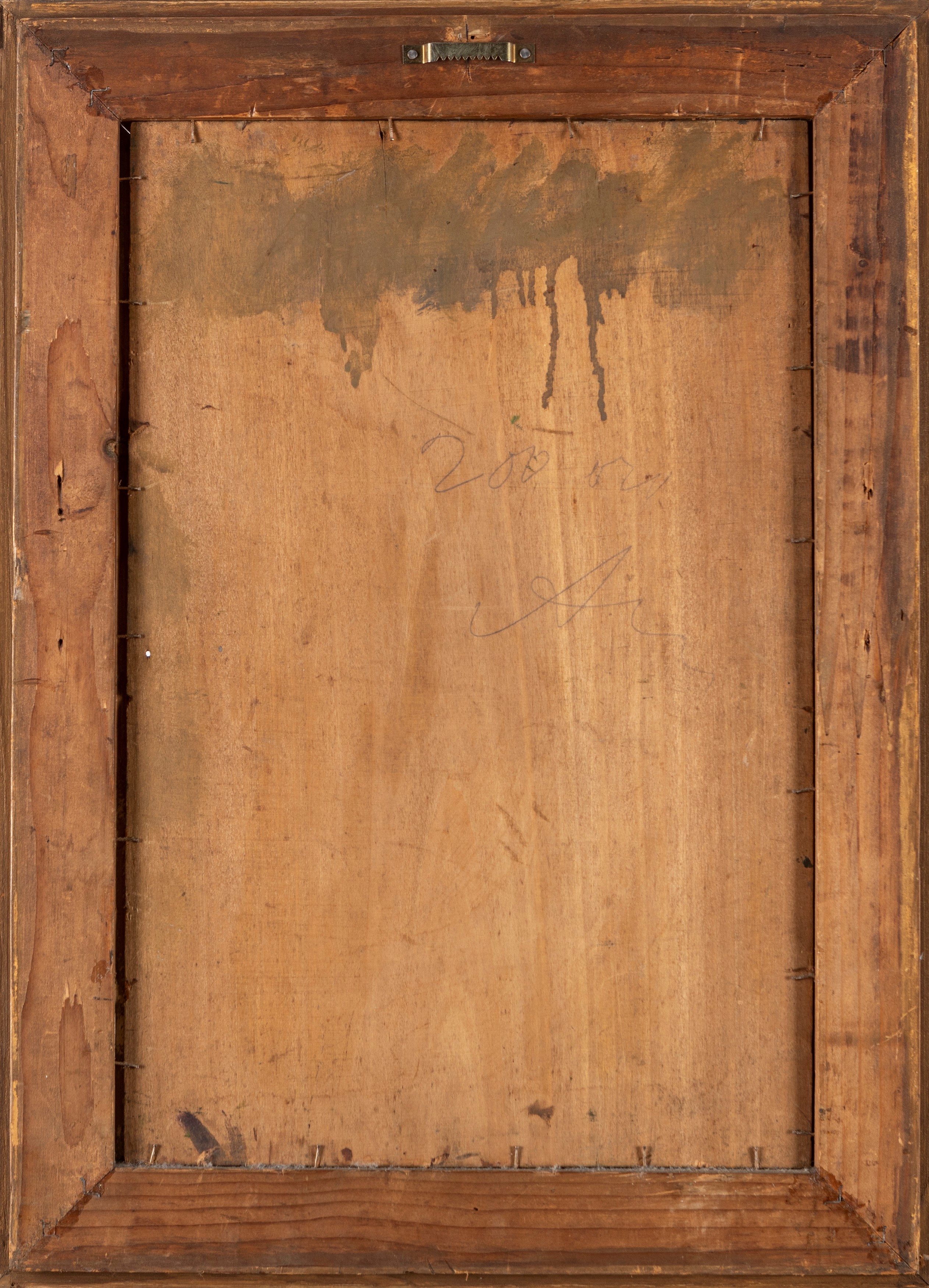 Giovanni Battista Todeschini - La pastorella, olio su compensato