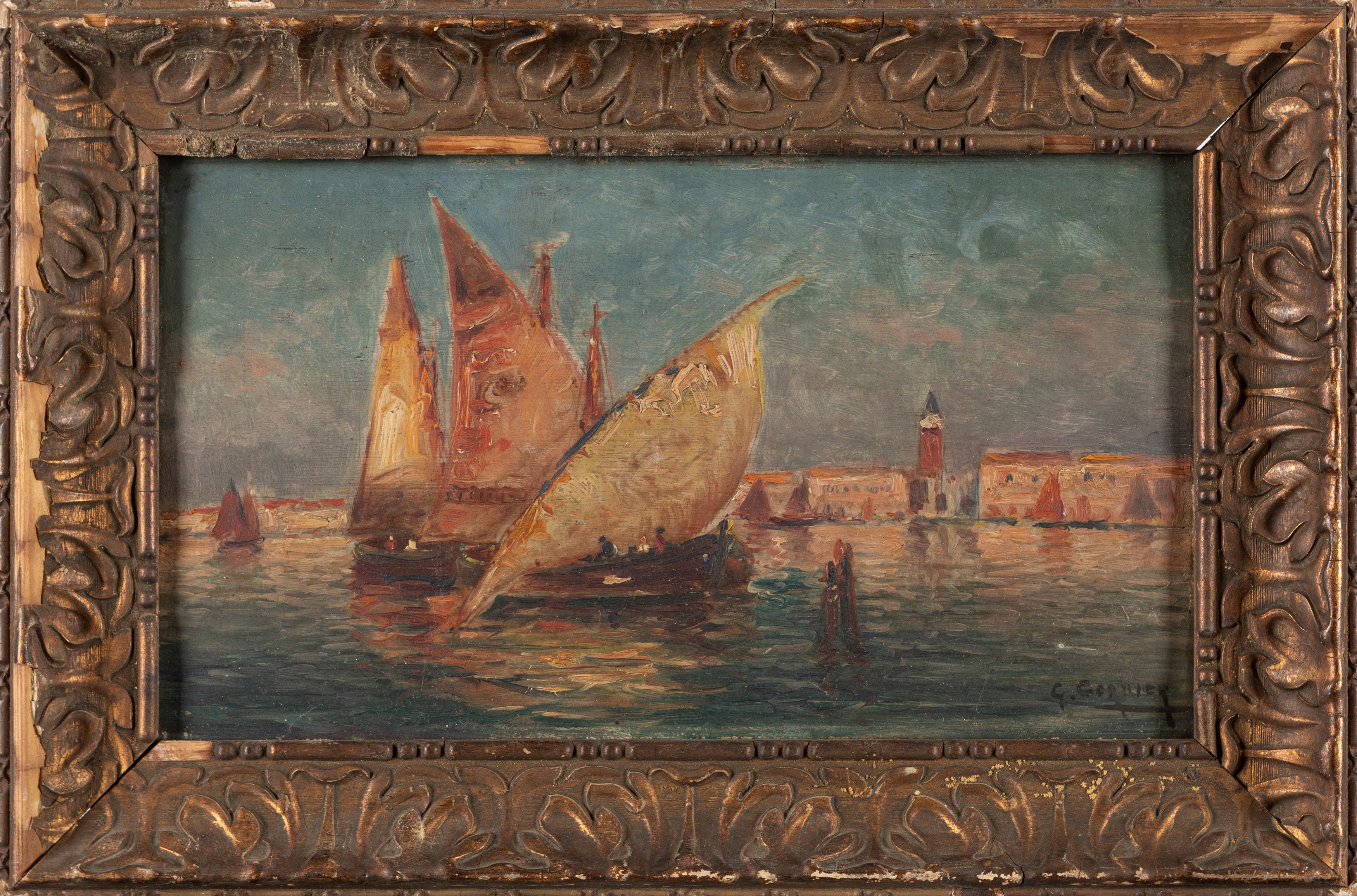 Gaston Corbier - Venezia - olio su tavola