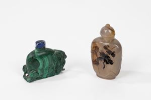  - Two snuff bottles, China, 20th century