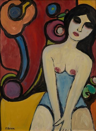 Nudo, olio su tela, 80 x 60 cm