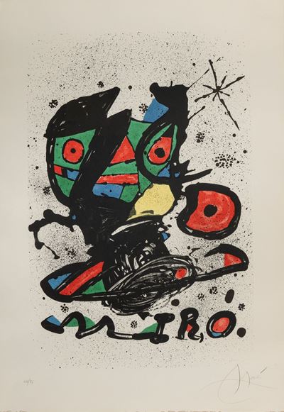 Senza titolo, litografia a colori, es. 43/75
