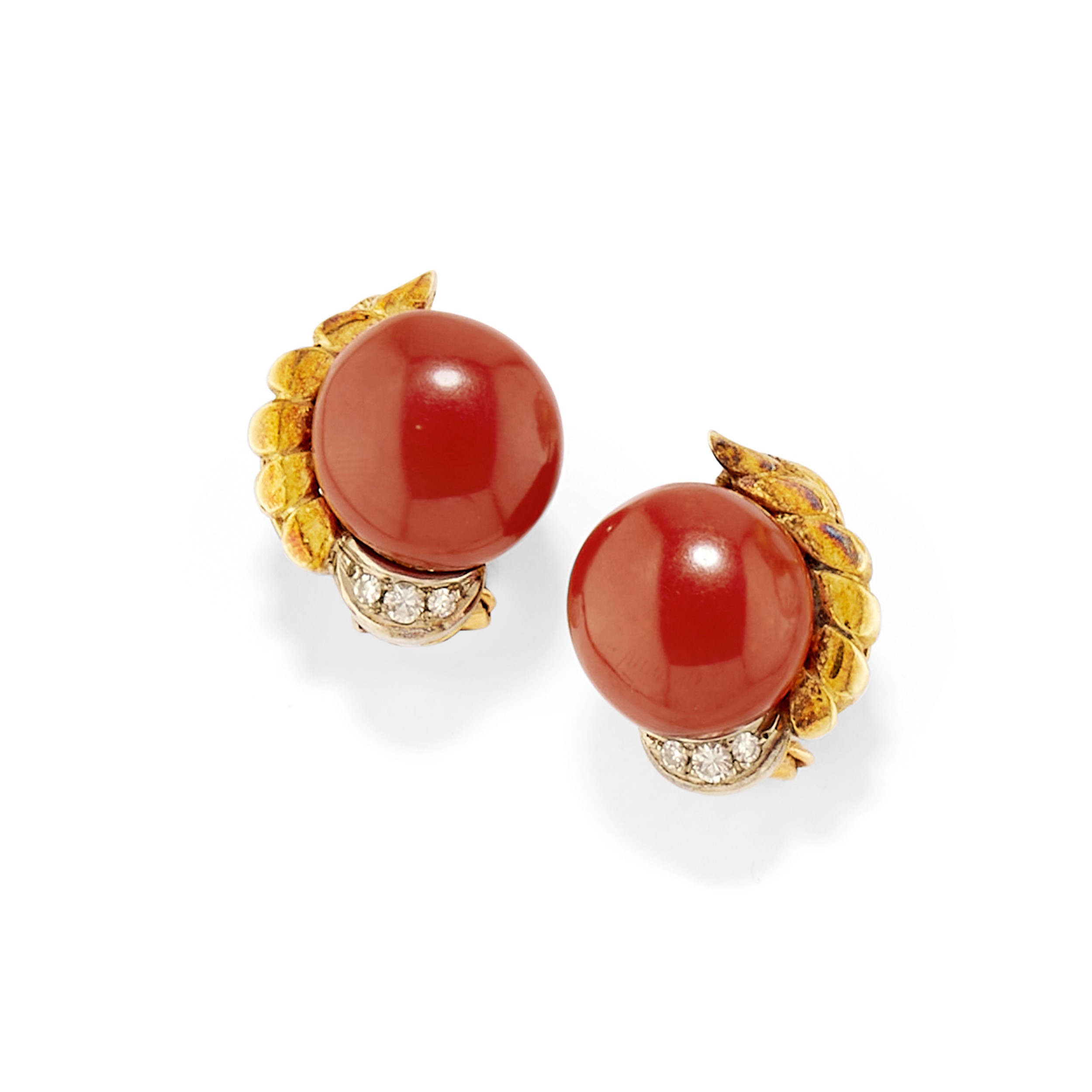 Demi Parure con Coralli