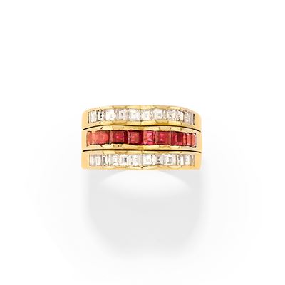 Anello con Rubini