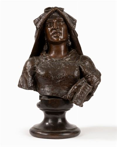 Donna di Scanno, scultura in bronzo del 1894