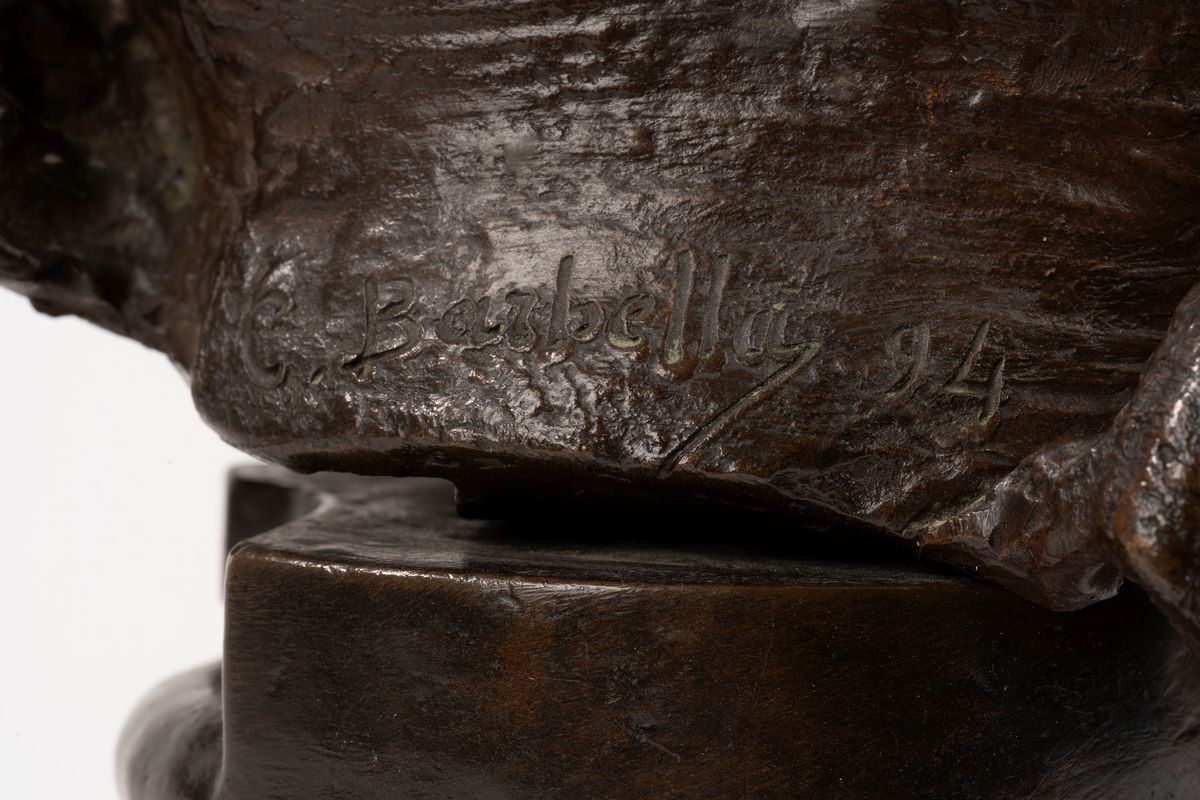 Costantino Barbella - Donna di Scanno, scultura in bronzo del 1894