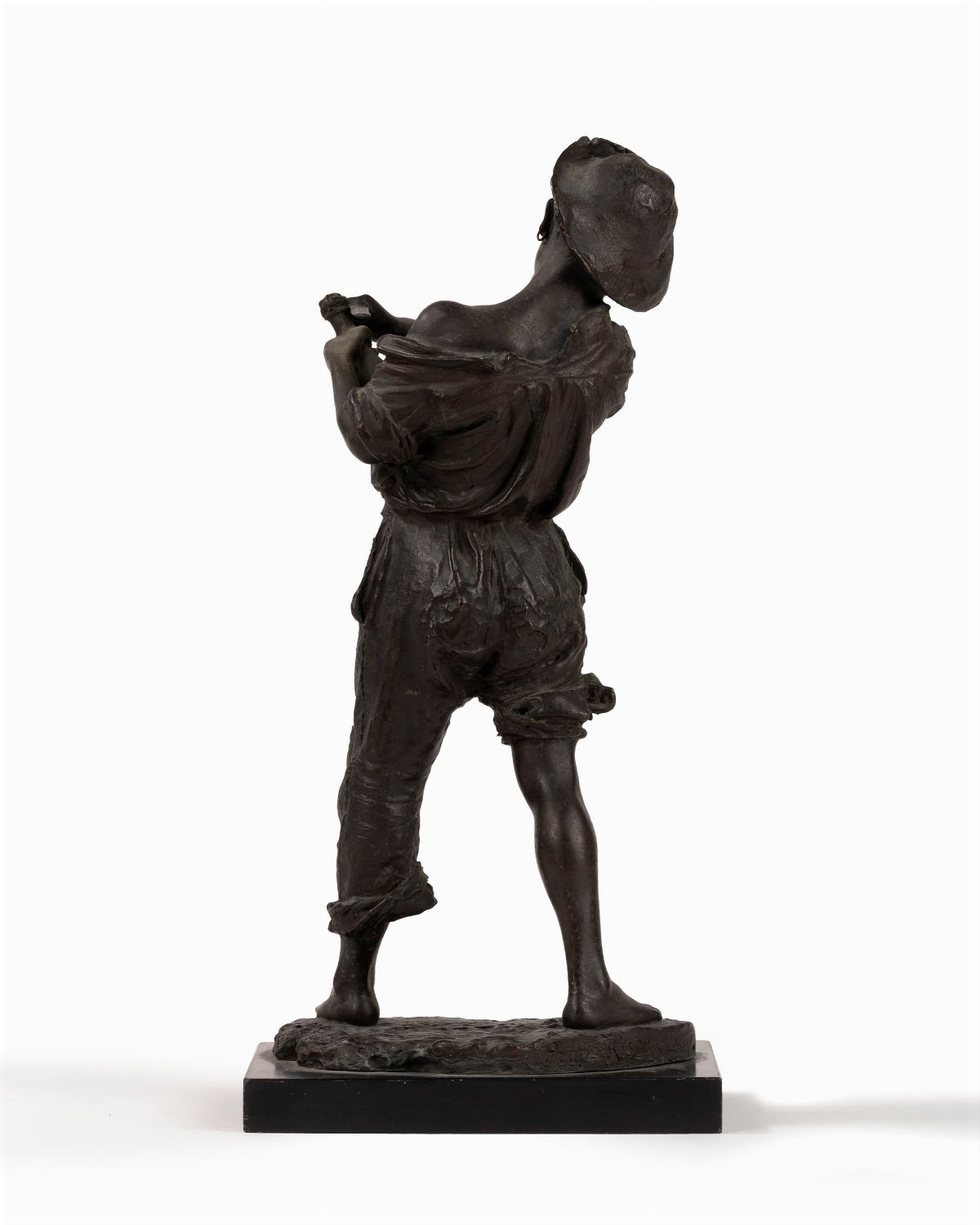 Costantino Barbella - Bum...! - Scultura in bronzo su base in marmo nero