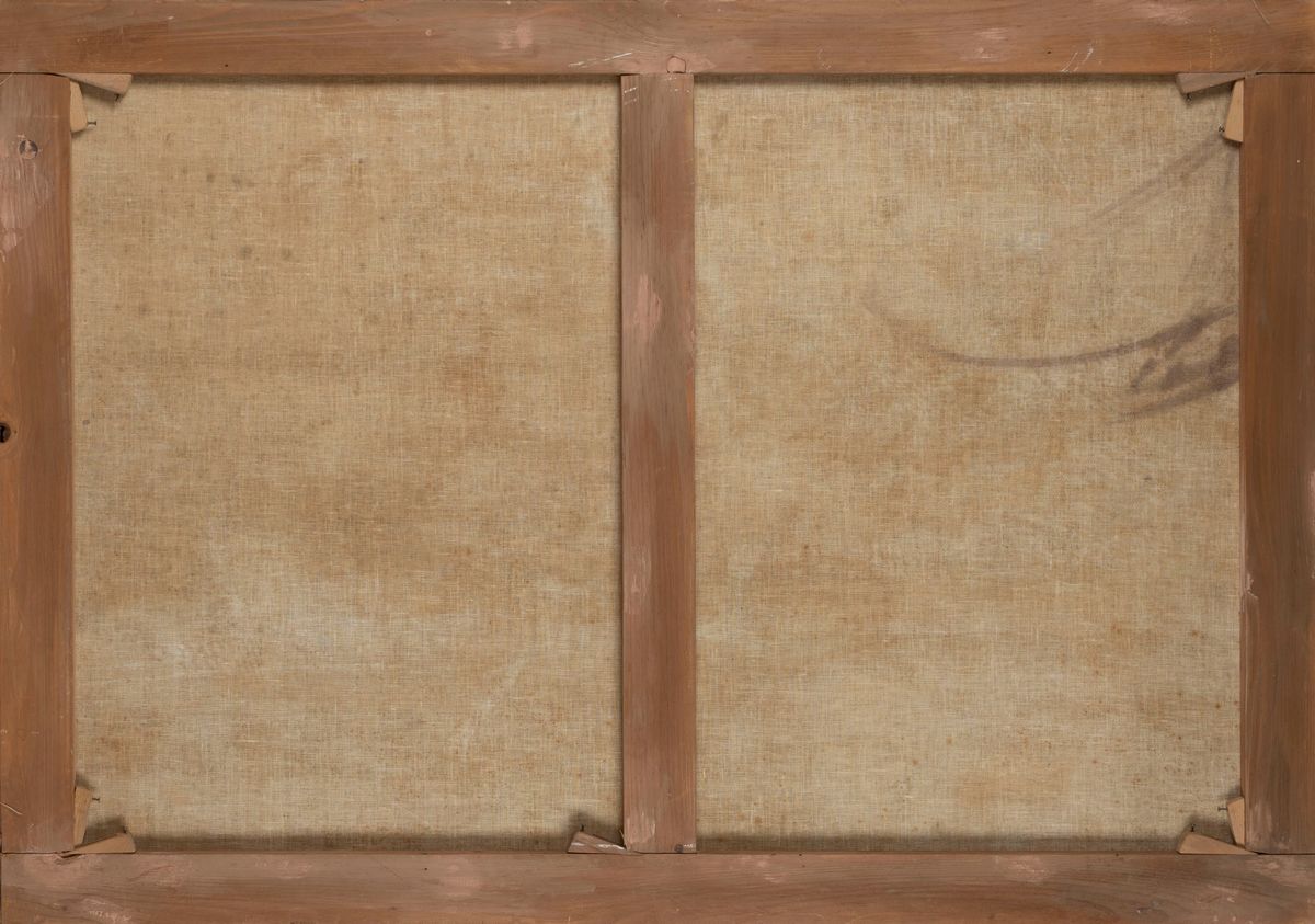 Basilio Cascella - Studio preparatorio per 'Il Suono e il Sonno', olio su tela