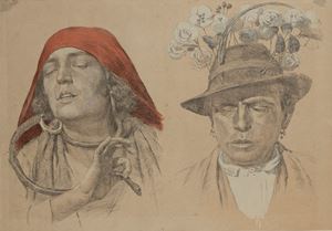 Cascella Basilio - Faces of Abruzzo folklore