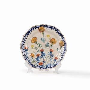 Cascella Gioacchino - Shaped dish with thistles