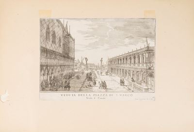 Veduta della Piazza di San Marco Verso il Canale