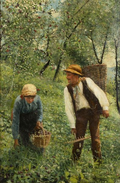 Tentazione, olio su tela