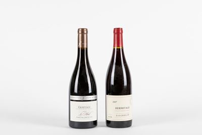 Ferraton Pere & Fils, Ermitage Le Meal 2005 (1 BT) e Domaine Alain Graillot, Hermitage 2007 (1 BT...