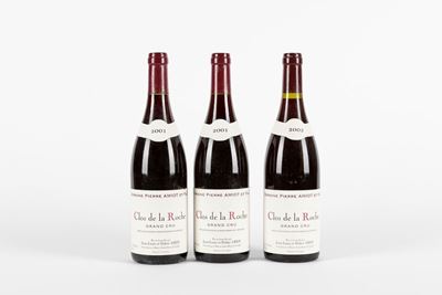 Domaine Pierre Amiot et Fils, Clos de la Roche Grand Cru 2001 (2 BT) e 2002 (1 BT)