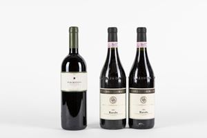 Domenico Clerico Barolo Percristina Barolo 2001 (1 BT), Giacomo Grimaldi Sotto Castello di Novello Barolo 2001 (2 BT)