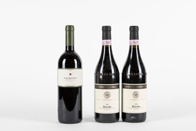 Domenico Clerico, Barolo Percristina DOCG 2001 (1 BT); Giacomo Grimaldi, Sotto Castello di Novell...