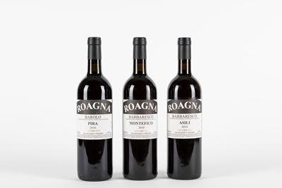 Roagna, Pira Barolo DOCG 2010 (1 BT), Montefico Vecchie Viti Barbaresco DOCG 2010 (1 BT), Asili V...