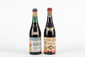 Mirafiore Barolo 1955 (1 BT) e Marchesi di Barolo Barolo 1959 (1 BT)