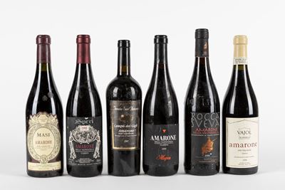 Selezione di Amarone: Masi, Speri, Tenuta S. Antonio, Rubinelli Vajol