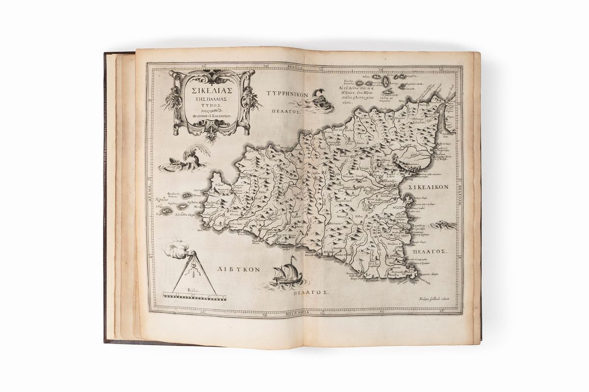 Philipp Cluver - Sicilia Antiqua Cum Minoribus Insulis, Et Adjacentibus Item Sardinia Et Corsica....