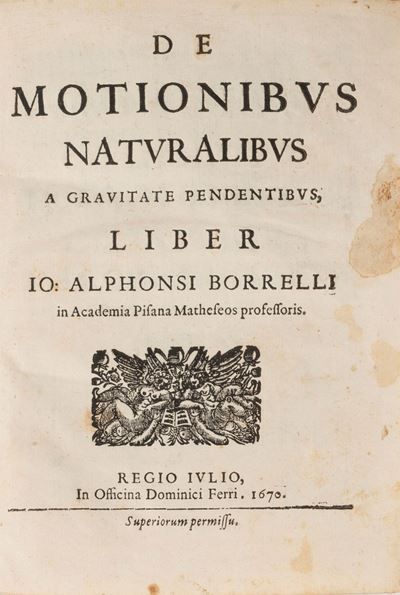 De Motionibus Naturalibus a Gravitate Pedentibus.