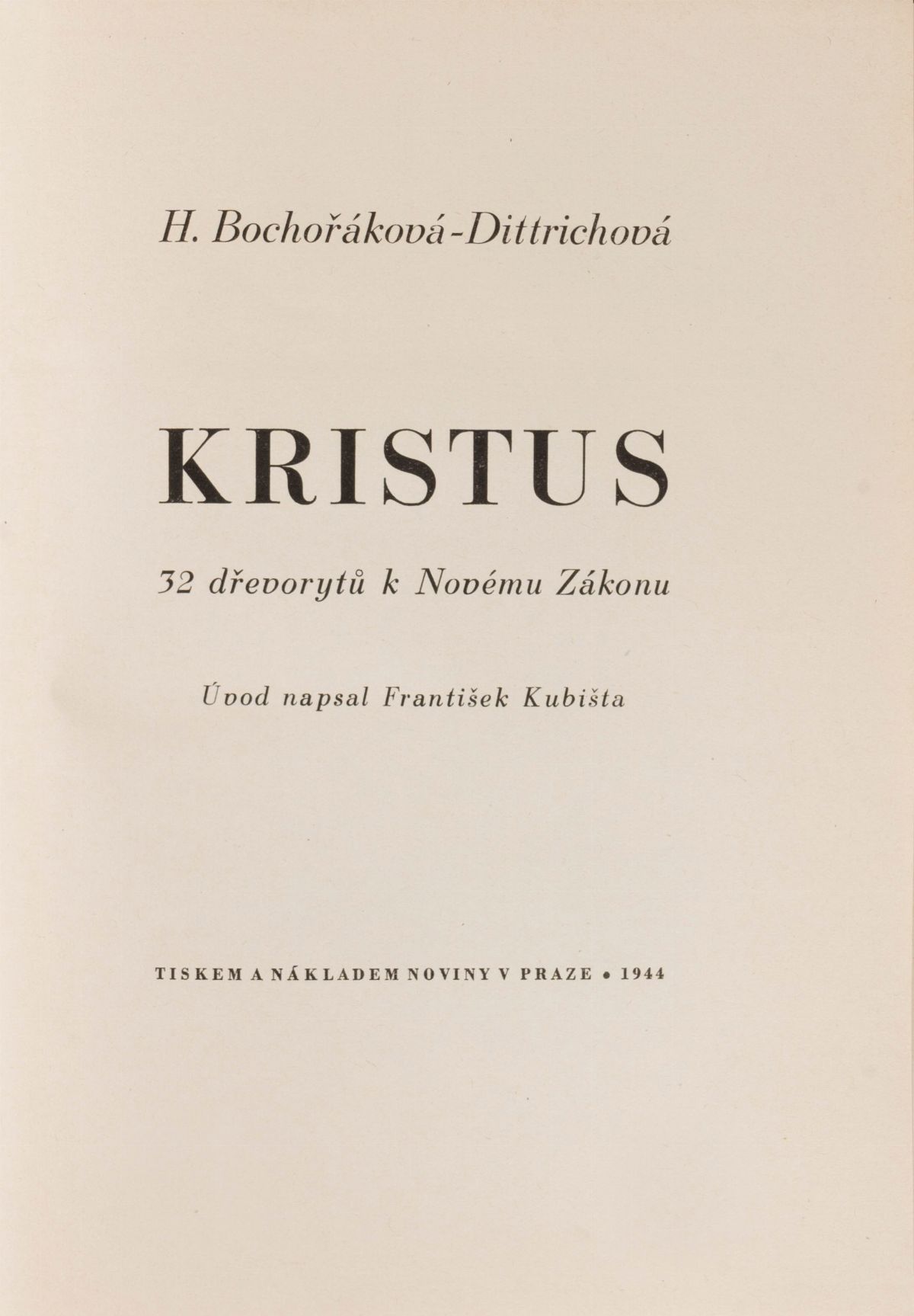 Helena Bochořáková-dittrichová - Z Meho Detstvi: Drevoryty (from My Childhood: Woodcuts)
