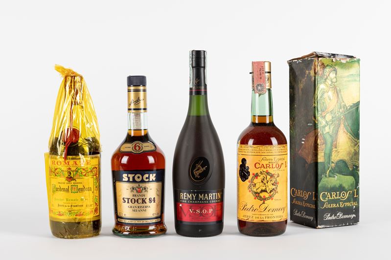 Spagna - Selezione Brandy e Cognac (4 BT), Vini e Distillati