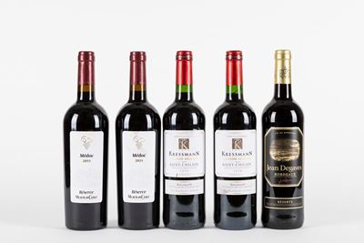 Selezione Bordeaux, assortimento di vini pregiati (5 BT)