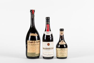 Selezione Langhe: Nebbiolo Bersano 1965 Magnum, Barbaresco Fratelli Sergio & Battista Borgogno 19...
